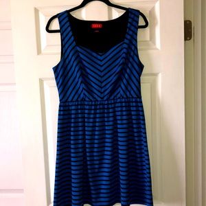 Chevron patterned dress